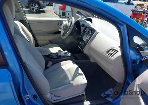 2012 Nissan Leaf Sl z USA, uszkodzony, nr VIN JN1AZ0CPXCT020913